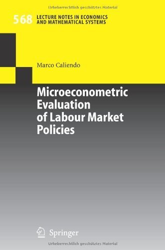 Microeconometric Evaluation of Labour Market Policies by Caliendo, Marco. (Springer,2006) [Paperback]
