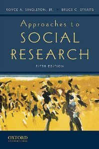 Approaches to Social Research by Singleton Jr., Royce A., Straits, Bruce C.. (Oxford University Press, USA,2009) [Hardcover] 5th Edition