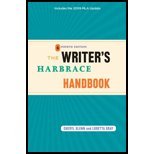 The Writer's Harbrace Handbook by Glenn, Cheryl, Gray, Loretta. (Cengage Learning,2009) [Hardcover] 4th Edition