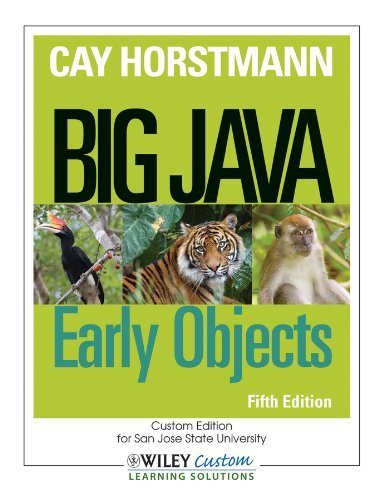 Big Java by Horstmann, Cay S.. (Wiley,2012) [Paperback] 5th Edition