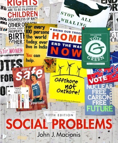Social Problems by Macionis, John J.. (Pearson,2012) [Paperback] 5th Edition