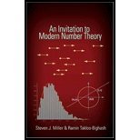 An Invitation to Modern Number Theory by Miller, Steven J., Takloo-Bighash, Ramin. (Princeton University Press,2006) [Hardcover]
