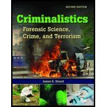 Criminalistics by Girard, James E.. (Jones & Bartlett Publishers,2010) [Hardcover] 2ND EDITION