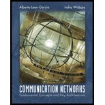 Communication Networks by Leon-Garcia, Alberto, Widjaja, Indra. (McGraw-Hill Science/Engineering/Math,2003) [Hardcover] 2ND EDITION