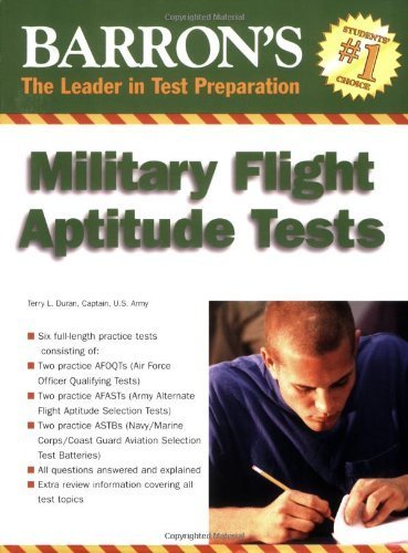 Barron's Military Flight Aptitude Tests by Duran, Terry. (Barron's Educational Series,2007) [Paperback]