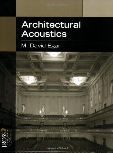 Architectural Acoustics by M. David Egan. (J. Ross Publishing,2007) [Paperback]