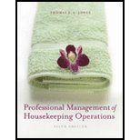 Professional Management of Housekeeping Operations by Jones, Thomas J. A.. (Wiley,2007) [Hardcover] 5th Edition