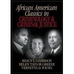 African American Classics in Criminology and Criminal Justice by Gabbidon, Shaun L., Greene, Helen T. (Taylor), Young, Vernet. (SAGE Publications, Inc,2001) [Paperback]