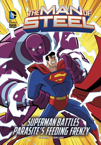 The Man of Steel: Superman Battles Parasite's Feeding Frenzy