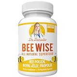 Dr. Danielle's Bee Wise - Bee Pollen Supplement - Bee Well with Royal Jelly, Propolis, Beepollen in 4 Daily Bee Pollen Capsules