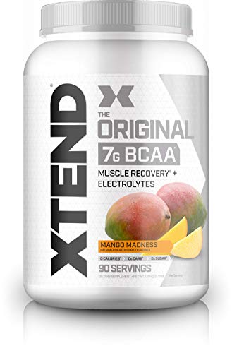 Book Cover Scivation Xtend BCAA Powder, 7g BCAAs, Branched Chain Amino Acids, Keto Friendly, Mango Madness, 90 Servings