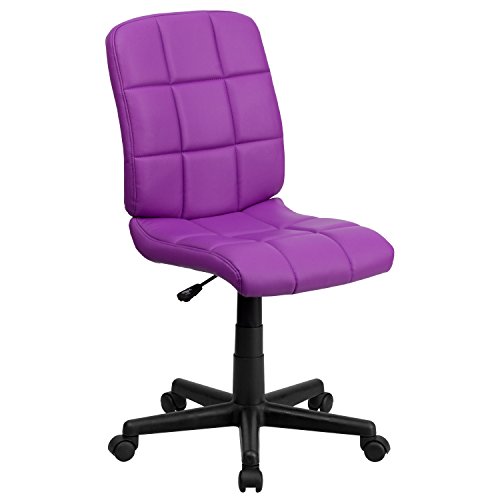 Book Cover Flash Furniture Vinyl Task Office Chairs, Purple