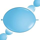 Qualatex 12" Pastel Blue Quicklink Latex Balloons (50ct)