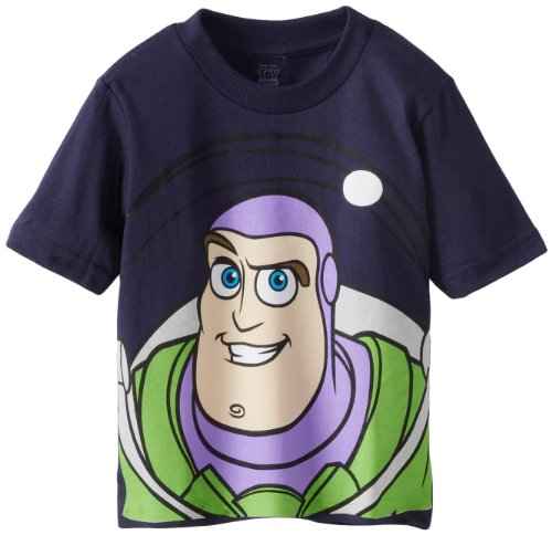 Book Cover Disney Boys' Buzz Lightyear and Woody Big Face Toy Story T-Shirt