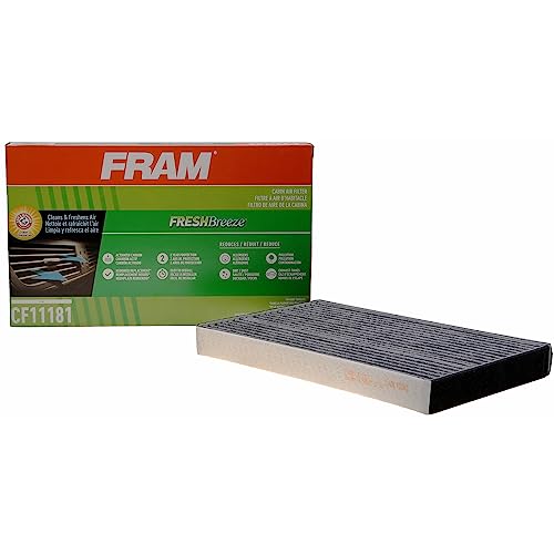 Book Cover FRAM Fresh Breeze Cabin Air Filter with Arm & Hammer Baking Soda, CF11181 for GM Vehicles