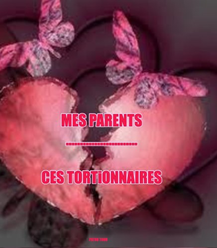 MES PARENTS.......CES TORTIONNAIRES (French Edition)
