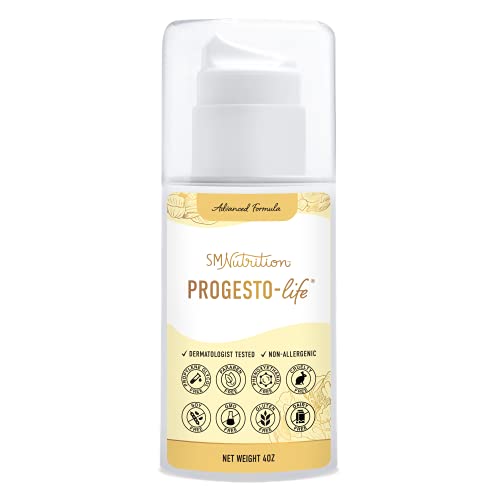 Book Cover Progesterone Cream for Women | 2000mg | Dermatologist-Tested, From Wild Yam | For Balance & Menstrual Support At Mid-Life* | Hypoallergenic, Soy Free Micronized USP Progesterone (96 Servings)