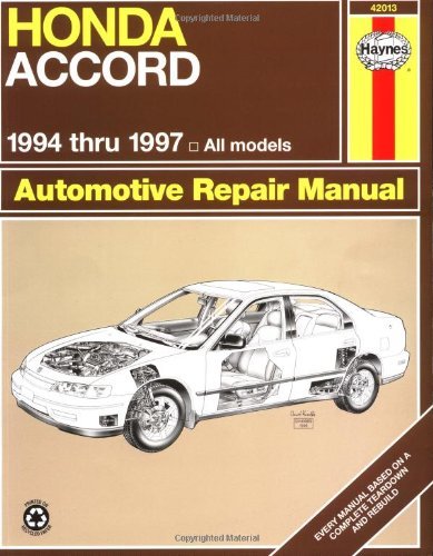 Honda Accord '94'97 (Haynes Manuals) [Paperback] [1999] (Author) Haynes
