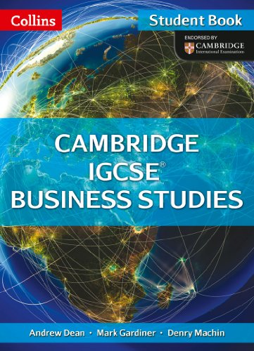 Collins IGCSE Business Studies - Cambridge IGCSE Â® Business Studies Student Book