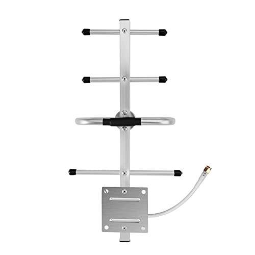 Directional Yagi Antenna with (SMA-Female Connector) High-Gain 7dBi 3G/4G/5G Wideband 600-2700Mhz Outdoor Antenna Universal for Cellphone Signal Booster/Cellular Repeater