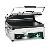 Waring Commercial WFG250T Grooved Flat Grill with Timer, 120-volt