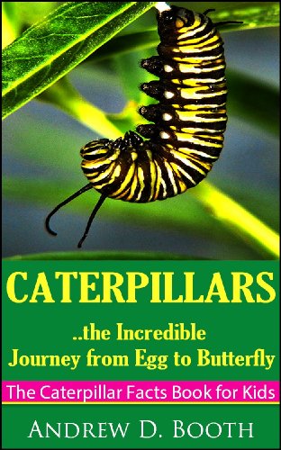 Caterpillar: the Incredible Journey from Egg to Butterly,  Amazing facts and Incredible photos on these miraculous insects, The Caterpillar Facts Book for Kids (Incredible Insects Series 1)