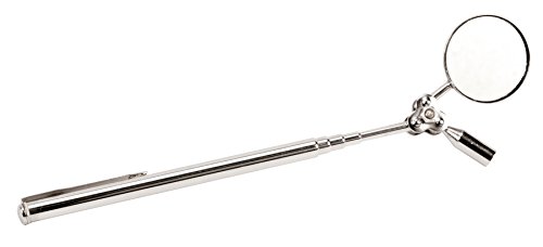 Performance Tool W9109 1-1/8" 2-in-1 Inspection Round Mirror & Pickup Tool (3lbs), Extends From 6-1/2" to 15"