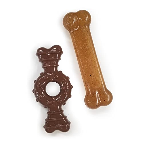 Nylabone Just for Puppies Teething Chew Ring Bone & Toy Flavor Medley & Chicken Flavor X-Small/Petite (1 Count)