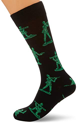 Socksmith Men's Army Men Black One Size