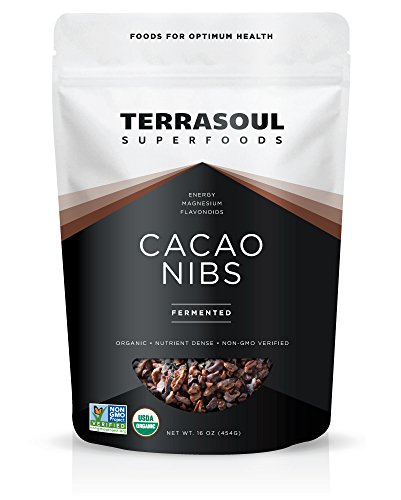 Book Cover Terrasoul Superfoods Raw Organic Criollo Cacao Nibs, 1 Pound