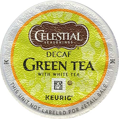 Book Cover Celestial Seasonings Decaf Green Tea, K-Cup Portion Pack for Keurig K-Cup Brewers, 24-Count (Pack of 2) - Packaging May Vary