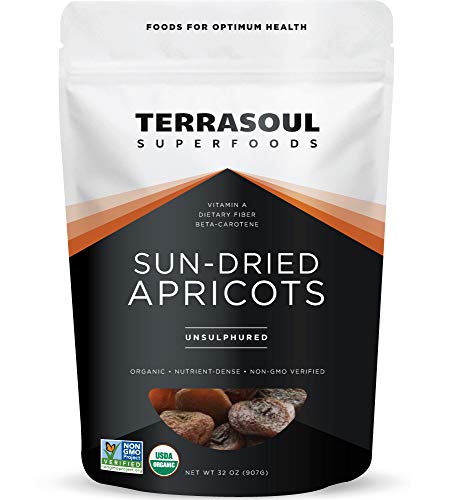 Book Cover Terrasoul Superfoods Organic Apricots, 2 Lbs - Sun-dried | Unsulphured | Fiber