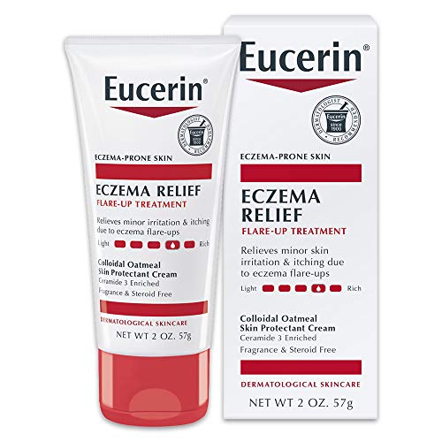 Book Cover Eucerin Eczema Relief Flare-up Treatment - Provides Immediate Relief for Eczema-Prone Skin - 2 oz. Tube