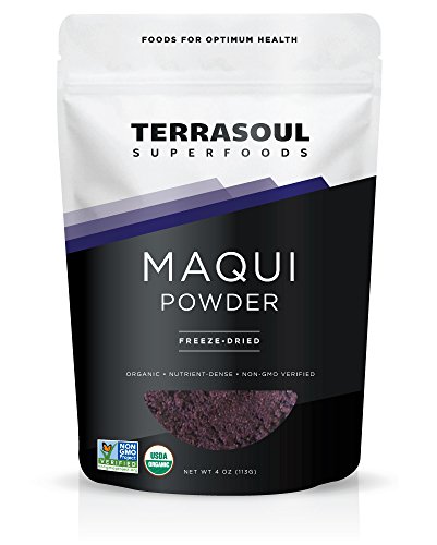 Book Cover Terrasoul Superfoods Maqui Berry Powder (Organic), 4 Ounce