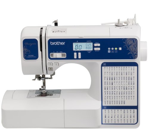 Book Cover Brother Designio Series, DZ2400, Computerized Sewing and Quilting Machine, 185 Built-in Stitches, Backlit LCD Display, Advanced Easy Needle Threading System, Variable Speed Control