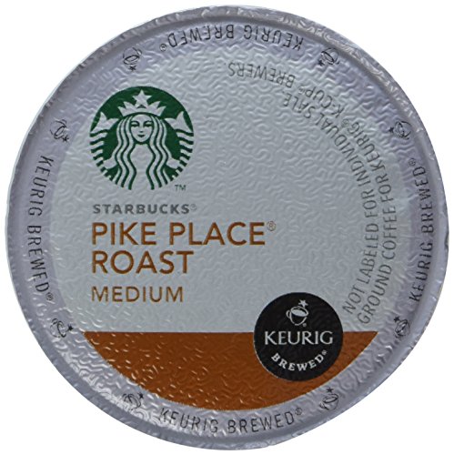 Book Cover Starbucks Pike Place Roast, K-Cup Portion Pack for Keurig K-Cup Brewers, 24 K-Cups (Pack of 2)