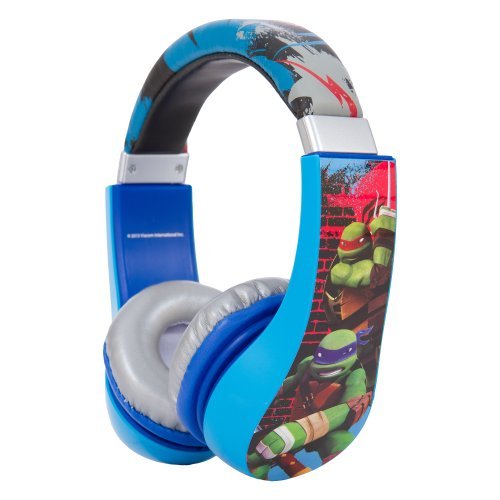Sakar Kids Safe Over The Ear Headphones, Volume Limiter for Developing Ears, 3.5MM Stereo Jack, Recommended for Ages 3-9