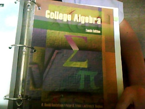 College Algebra (Tenth Edition)