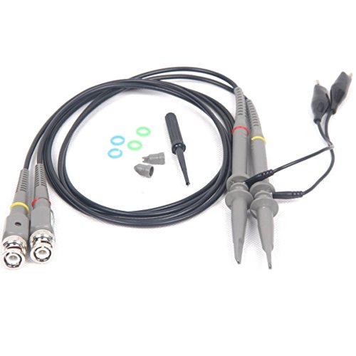 Signstek 2PCS P6100 100 MHz Oscilloscope Probe for Rigol Atten Owon Siglent