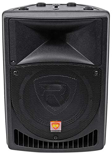 Rockville RPG8 Powered Active 400 Watt 2-Way DJ PA Speaker System, 8 inch,Black