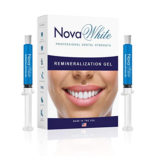 NovaWhite Remineralization Gel, 40+ Treatments, Reduces Teeth Sensitivity, Strengthens Tooth Enamel, Teeth Sensitivity Treatment, Remineralizing Gel for Sensitive Teeth & Teeth Repair, Desensitizing