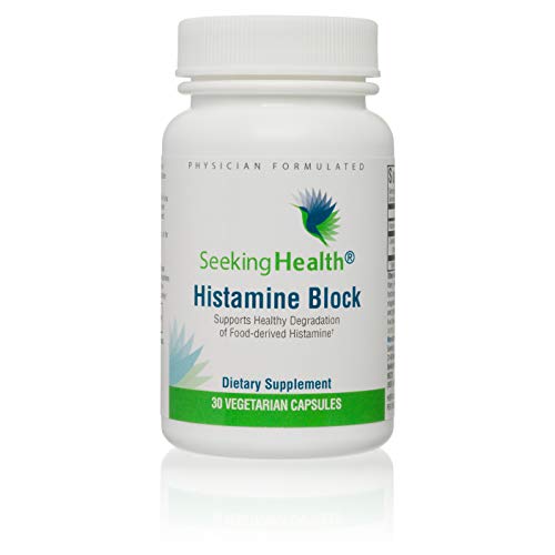 Book Cover Seeking Health | Histamine Block | DAO Supplement Enzyme | Food Intolerance | Histamine Intolerance | GI Tract Supplements | Dhist 30 Capsules