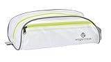 eagle creek Pack-It Specter Quick Trip Travel Toiletry Bag - Compact and Durable Organizer with Easy Open Full Zip Opening and Grab Handle for Hanging, White/Strobe - One Size