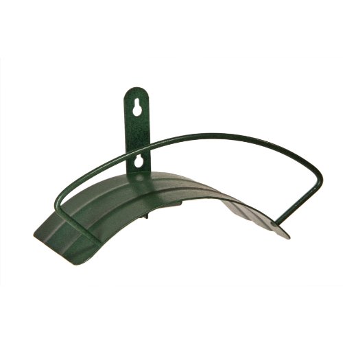 Book Cover Yard Butler Deluxe Heavy Duty Wall Mount Hose Hanger Easily Holds 100' Of 5/8' Hose Solid Steel Extra Bracing And Patented Design In NEW COLORS and DECORATIVE DESIGNS IHCWM-1 Textured Forest Green