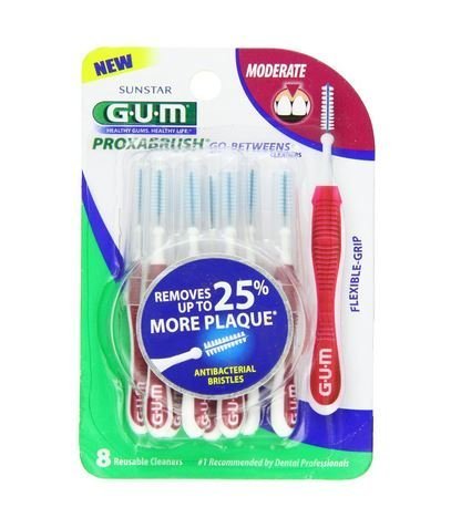 Gum Gum Go-Betweens Proxabrush Cleaners Moderate Pack of 3