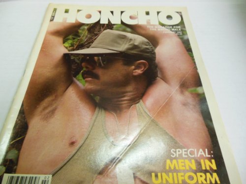 Honcho Adult Magazine "Men In Uniform" "Hard Hat" February 1982