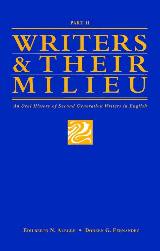 Writers & Their Milieu: An Oral History of Second Generation Writers in English, Part 2