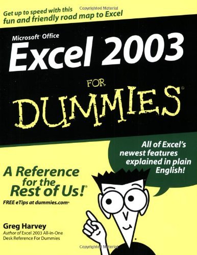 Excel 2003 For Dummies [Paperback] [2003] (Author) Greg Harvey