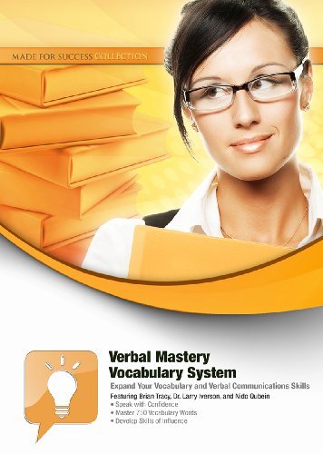 Verbal Mastery Vocabulary System: Expand Your Vocabulary and Verbal Communications Skills (Made for Success Collection) [Audio CD] [2011] (Author) Brian Tracy, Larry Iverson, Nido Qubein