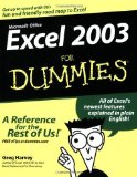 Excel 2003 For Dummies [Paperback] [2003] (Author) Greg Harvey